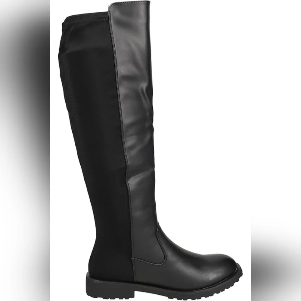 Mia Black Womens Talli Tall Zip Up Knee-High Boots US 6.5 New